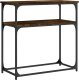 vidaXL vidaXL Stolik konsolowy, przydymiony dąb, 75x35,5x75 cm 2