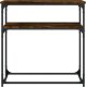 vidaXL vidaXL Stolik konsolowy, przydymiony dąb, 75x35,5x75 cm 4