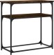 vidaXL vidaXL Stolik konsolowy, przydymiony dąb, 75x35,5x75 cm 6