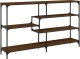 vidaXL vidaXL Stolik konsolowy, brązowy dąb, 160x32x95 cm 2