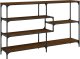 vidaXL vidaXL Stolik konsolowy, brązowy dąb, 160x32x95 cm 6