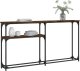 vidaXL vidaXL Stolik konsolowy, przydymiony dąb, 145x22,5x75 cm 3