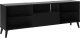 FMD Szafka pod telewizor, 153,5x31,7x52 cm, czarna 1