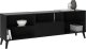FMD Szafka pod telewizor, 153,5x31,7x52 cm, czarna 2
