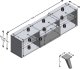 FMD Szafka pod telewizor, 153,5x31,7x52 cm, czarna 6