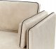 Beliani Narożnik welurowy lewostronny beżowy ALTAN 8