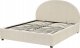Beliani Łóżko z pojemnikiem tapicerowane 160 x 200 cm beżowe VAUCLUSE 6