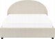 Beliani Łóżko z pojemnikiem tapicerowane 160 x 200 cm beżowe VAUCLUSE 7