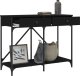 vidaXL vidaXL Stolik konsolowy, czarny, 100x39x78,5 cm 4