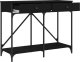 vidaXL vidaXL Stolik konsolowy, czarny, 100x39x78,5 cm 5
