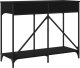 vidaXL vidaXL Stolik konsolowy, czarny, 100x39x78,5 cm 8