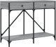 vidaXL vidaXL Stolik konsolowy, szary dąb sonoma, 100x39x78,5 cm 2