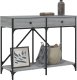 vidaXL vidaXL Stolik konsolowy, szary dąb sonoma, 100x39x78,5 cm 3