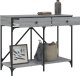 vidaXL vidaXL Stolik konsolowy, szary dąb sonoma, 100x39x78,5 cm 4