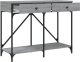vidaXL vidaXL Stolik konsolowy, szary dąb sonoma, 100x39x78,5 cm 5