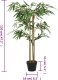 vidaXL vidaXL Sztuczny bambus, 760 liści, 120 cm, zielony 4