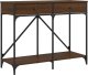 vidaXL vidaXL Stolik konsolowy, brązowy dąb, 100x39x78,5 cm 2