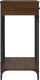 vidaXL vidaXL Stolik konsolowy, brązowy dąb, 100x39x78,5 cm 7
