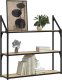 vidaXL vidaXL Regał ścienny z 3 półkami, dąb sonoma, 80x21x78,5 cm 3