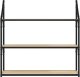 vidaXL vidaXL Regał ścienny z 3 półkami, dąb sonoma, 80x21x78,5 cm 4