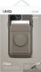 Podstawka Uniq UNIQ Flixa magnetyczny portfel na karty z podpórką szary/flint grey MagSafe 16