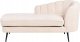 Beliani Szezlong boucle prawostronny jasnobeżowy ALLIER 3