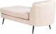Beliani Szezlong boucle prawostronny jasnobeżowy ALLIER 5