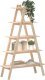 vidaXL vidaXL Regał drabinka z 5 półkami, 110x40x180,5cm, lite drewno sosnowe 2