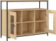 vidaXL Szafka, dąb sonoma, 100x35x80 cm, materiał drewnopochodny 5