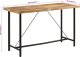vidaXL Stolik barowy, 180x70x107 cm, lite drewno mango i żelazo 7