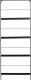 Trends4You Stojak na gazety metalowy czarny 150x56,5 cm 2