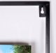Trends4You Stojak na gazety metalowy czarny 150x56,5 cm 3