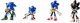 Figurka Sonic SONIC figures 3-pack 6,5 cm 6