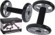 Koopman Trenażer koła do ćwiczeń core trening wheels czarne 2 szt 1