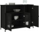 vidaXL vidaXL Szafka, czarna, 100x35x75 cm, materiał drewnopochodny 4