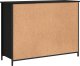 vidaXL vidaXL Szafka, czarna, 100x35x75 cm, materiał drewnopochodny 8
