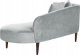 Beliani Szezlong welurowy lewostronny jasnoszary CHAUMONT 4