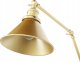 Kinkiet Beliani Zestaw 2 metalowych lamp ściennych złoty NARVA 7