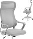 Krzesło biurowe Sofotel Labi Biało-szare 10