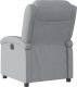 vidaXL Fotel rozkładany, jasnoszary, tapicerowany tkaniną 5