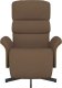 vidaXL Rozkładany fotel z podnóżkiem, brązowy, tkanina 2