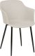 Beliani Zestaw 2 krzeseł jasnobeżowy ELIM 2
