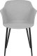 Beliani Zestaw 2 krzeseł jasnoszary ELIM 5