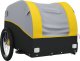 vidaXL Przyczepka rowerowa, czarno-żółty, 45 kg, żelazo 3