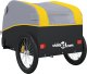 vidaXL Przyczepka rowerowa, czarno-żółty, 45 kg, żelazo 7