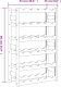 vidaXL Stojak na 30 butelek wina, brązowy, lite drewno sosnowe 7