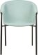 Beliani Zestaw 2 krzeseł do jadalni miętowy AMES 3