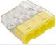 Simet Szybkozłączka wciskana do drutów 4x 0,2-2,5mm2 24A Simet Mini PC214S 89242000 transparentna/żółta 1