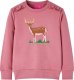 vidaXL Bluza dziecięca, z jelonkiem, malinowa, 104 1