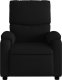 vidaXL Fotel rozkładany, czarny, obity tkaniną 3